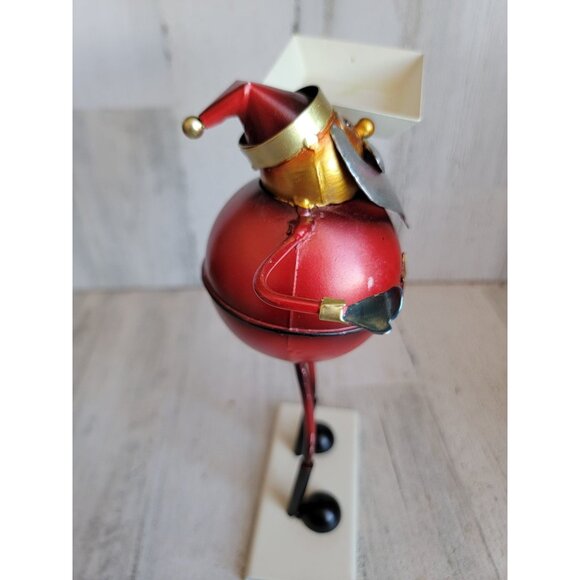 Metal Santa tealight candle holder Xmas unique decor star - Picture 5 of 7